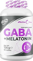 Фото 6PAK Nutrition Effective Line Gaba+Melatonin 90 таблеток