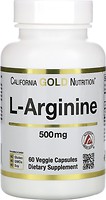 Фото California Gold Nutrition L-Arginine 500 60 капсул
