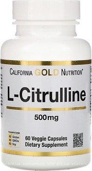 Фото California Gold Nutrition L-Citrulline 500 60 капсул