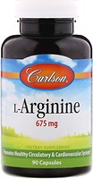 Фото Carlson Labs L-Arginine 675 mg 90 капсул