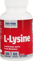 Фото Jarrow Formulas L-Lysine 500 mg 100 капсул