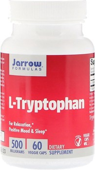 Фото Jarrow Formulas L-Tryptophan 500 mg 60 капсул