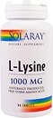 Фото Solaray L-Lysine 1000 mg 90 таблеток