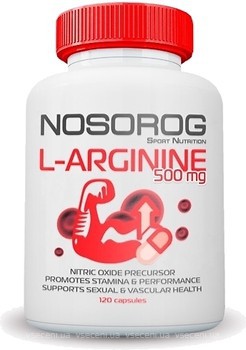 Фото Nosorog L-Arginine 500 mg 120 капсул