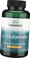 Фото Swanson L-Glutamine 500 mg 100 капсул