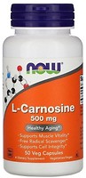 Фото Now Foods L-Carnosine 500 mg 50 капсул