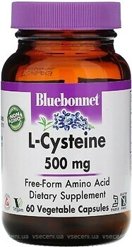 Фото Bluebonnet Nutrition L-Cystein 500 mg 60 капсул