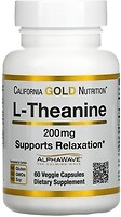 Фото California Gold Nutrition L-Theanine 200 60 капсул