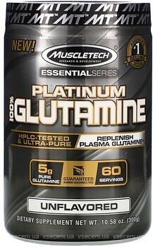 Фото Muscletech Platinum 100% Glutamine 300 г