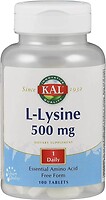 Фото KAL L-Lysine 500 mg 100 таблеток