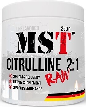 Фото MST Nutrition Citrulline 2:1 Raw 250 г