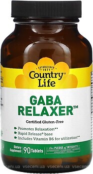 Фото Country Life GABA Relaxer 90 таблеток