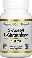 Фото California Gold Nutrition S-Acetyl L-Glutathione 100 mg 120 капсул