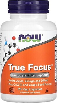 Фото Now Foods True Focus 90 капсул