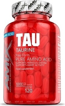 Фото Amix TAU Taurine 120 капсул