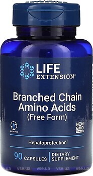 Фото Life Extension Branched Chain Amino Acids 90 капсул