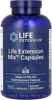 Фото Life Extension Mix Capsules 360 капсул