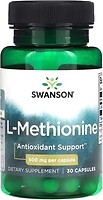 Фото Swanson L-Methionine 500 mg 30 капсул