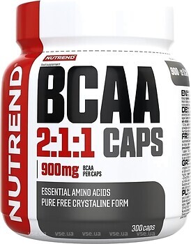 Фото Nutrend BCAA 2:1:1 Caps 300 капсул