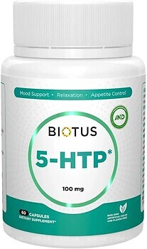 Фото Biotus 5-HTP 100 mg 60 капсул