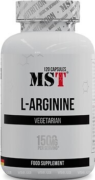 Фото MST Nutrition L-Arginine 120 капсул