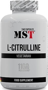 Фото MST Nutrition L-Citrulline 240 капсул