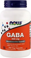 Фото Now Foods GABA 500 mg 200 капсул (00088)