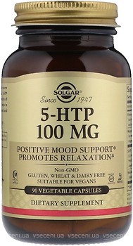 Фото Solgar 5-HTP 100 mg 90 капсул (SOL01453)