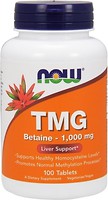 Фото Now Foods Betaine TMG 1000 mg 100 капсул (00494)