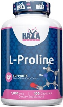 Фото Haya Labs L-Proline 1000 mg 100 капсул