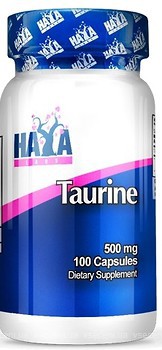 Фото Haya Labs Taurine 500 mg 100 капсул
