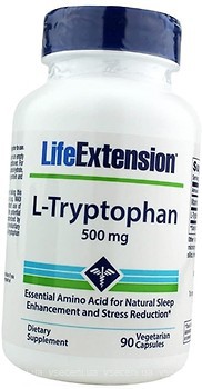 Фото Life Extension L-Tryptophan 500 mg 90 капсул