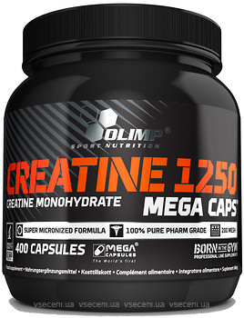 Фото Olimp Creatine Mega Caps 1250 400 капсул