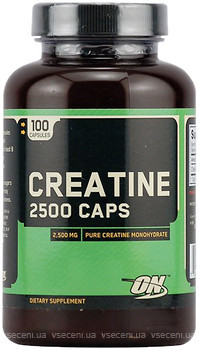 Фото Optimum Nutrition Creatine 2500 Caps 100 капсул