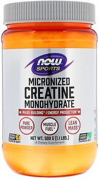 Фото Now Foods Micronized Creatine Monohydrate Powder 500 г
