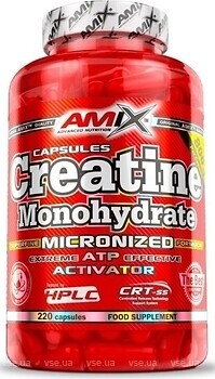 Фото Amix Creatine Monohydrate 220 капсул