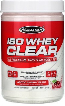 Фото Muscletech Iso Whey Clear 503 г