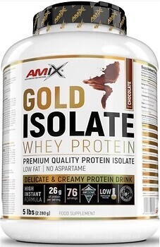 Фото Amix Gold Isolate Whey Protein 2280 г