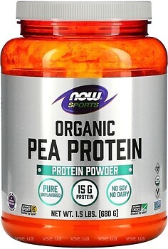 Фото Now Foods Pea Protein 680 г