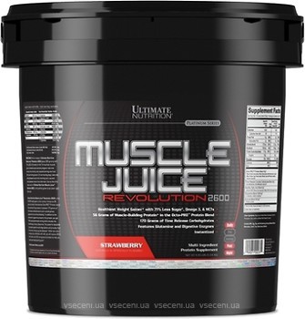 Фото Ultimate Nutrition Muscle Juice Revolution 2600 5.04 кг Strawberry