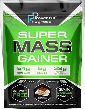 Фото Powerful Progress Super Mass Gainer 2000 г Tiramisu