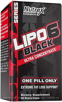 Фото Nutrex Research Lipo-6 Black Ultra Concentrate 60 капсул