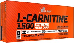 Фото Olimp L-Carnitine 1500 Extreme Mega Caps 120 капсул