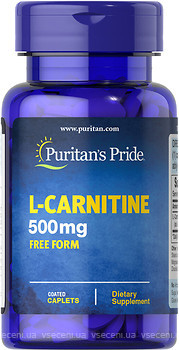 Фото Puritan's Pride L-Carnitine 500 mg 120 таблеток