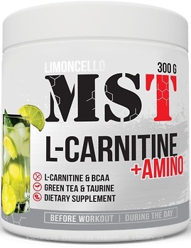 Фото MST Nutrition L-Carnitine + Amino 300 г Limoncello