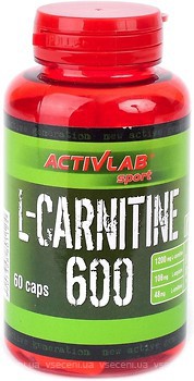 Фото Activlab L-Carnitine 600 60 капсул
