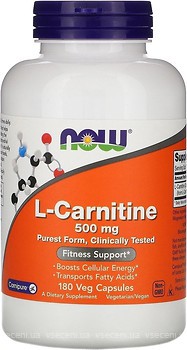 Фото Now Foods L-Carnitine 500 180 капсул