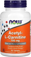 Фото Now Foods Acetyl-L-Carnitine 750 90 капсул