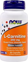 Фото Now Foods L-Carnitine 250 mg 60 капсул