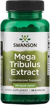 Фото Swanson Mega Tribulus Extract 250 mg 60 капсул